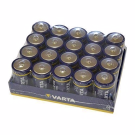 Varta LR20 Alkaline batterier 100 stk. pakning